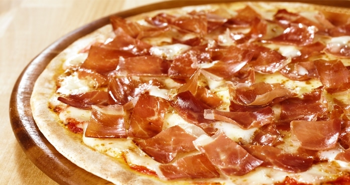 jamón ibérico pizza