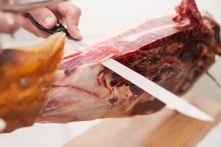 Tagliare Prosciutto Iberico pata negra