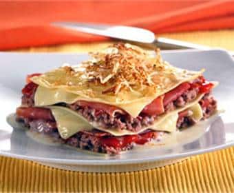 jamón lasaña vero
